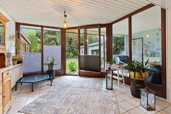 Zugang Wintergärten Erdgeschosswohnung