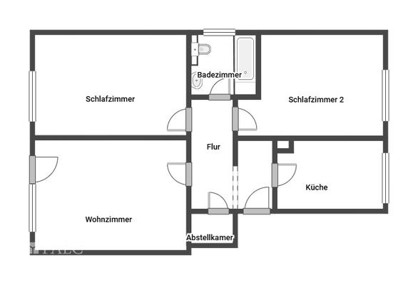 Grundriss Obergeschoss