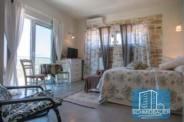 Kreta, Pitsidia: Wunderbare Villa mit Pool und Blick auf die Berge von Psiloritis