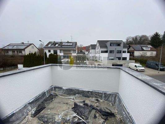 Balkon in der Bauphase