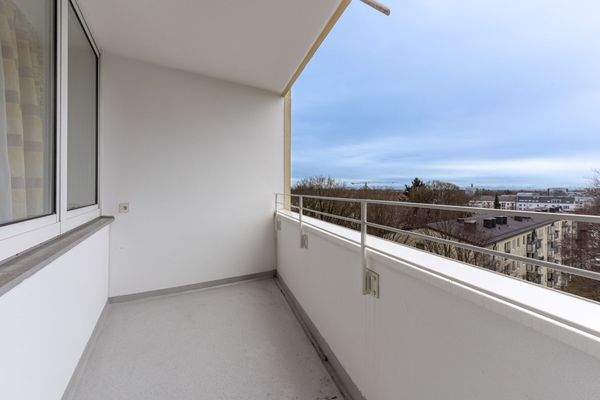 Loggia in Südwest-Ausrichtung