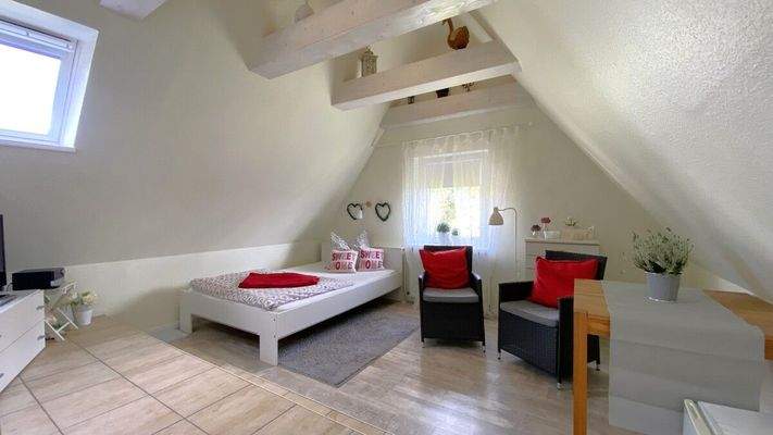 Das separate Gästezimmer..