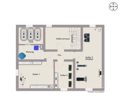 Grundriss Keller