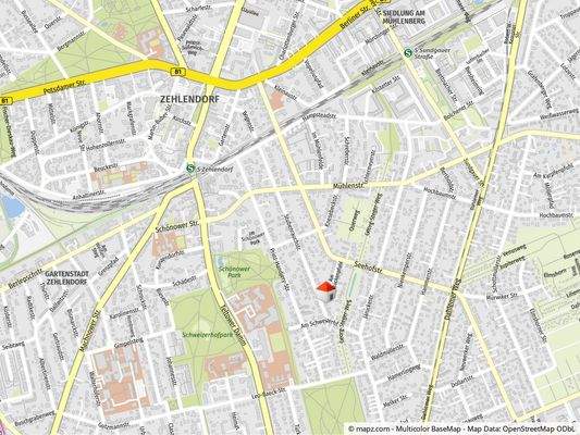 Geolyzer Kartenausschnitt