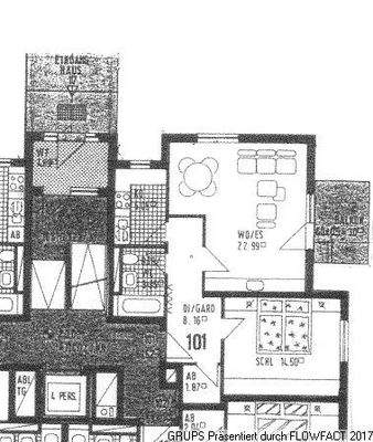 Grundriss Wohnung 101
