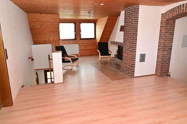 Obergeschoss, Flur mit zweiter Kaminecke 