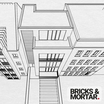 Linienzeichnungen-Hinterhaus