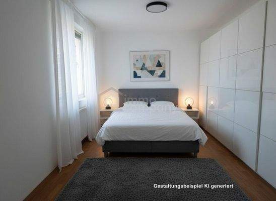 Gestaltungsbeispiel Schlafzimmer