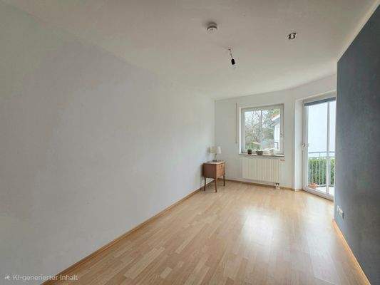 Helles Zimmer mit Balkon