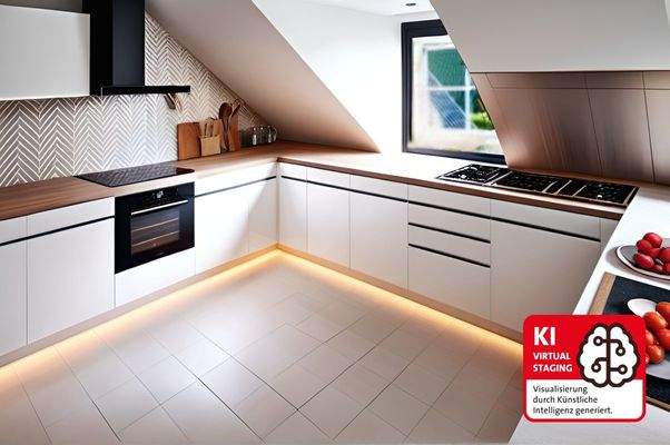 Küche im Obergeschoss