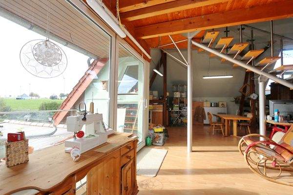 Dachstudio mit Loggia