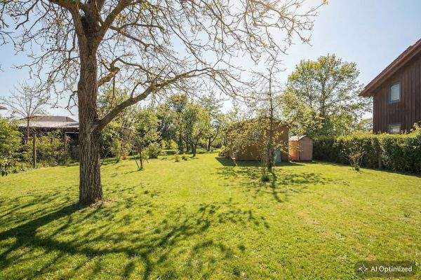 Blick über das Grundstück