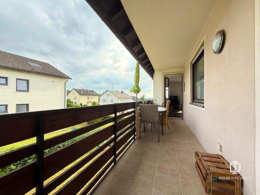 Balkon mit Südausrichtung