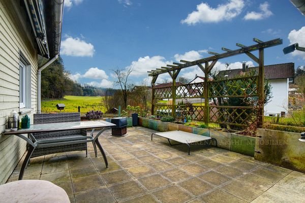Terrasse mit viel Sonne