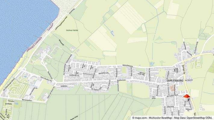 Geolyzer Kartenausschnitt