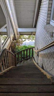 Treppenansicht/Wohnzimmer