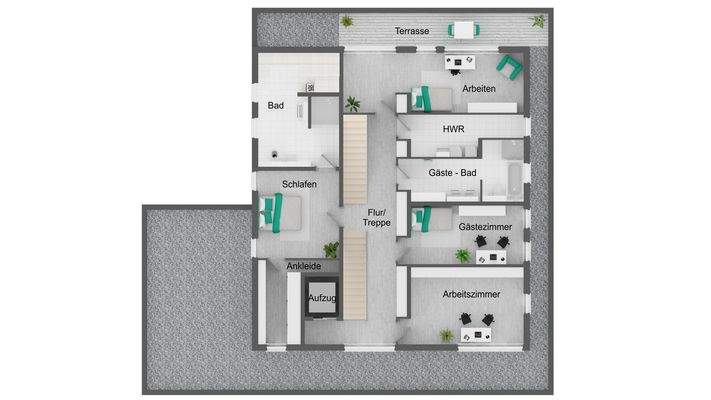 Grundriss - 1. Ebene