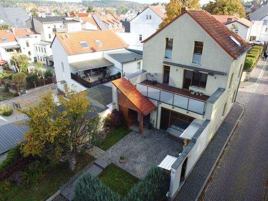 Seitenansicht von oben