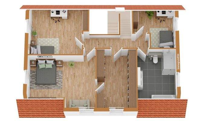 Grundriss Obergeschoss