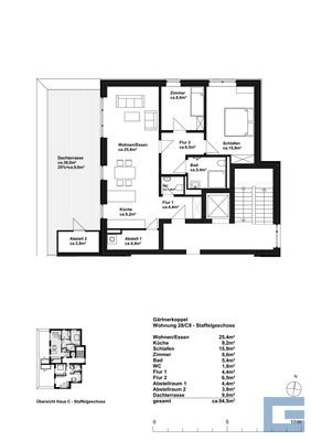 Haus C - Wohnung 28 - Staffelgeschoss