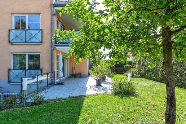 Blick auf die Terrasse