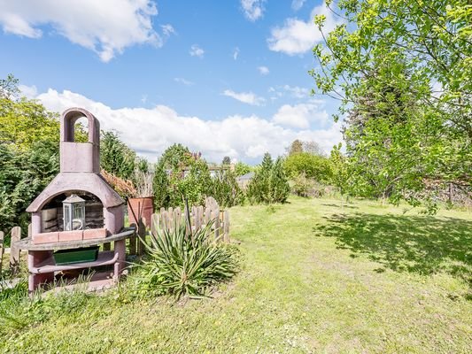 Garten mit freiem Blick