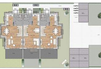 Erdgeschoss mit Aussenanlagen