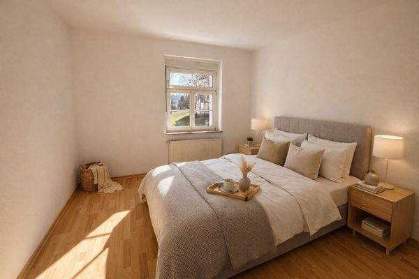 Schlafzimmer Ki möbliert