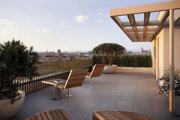 Gemeinschafts-Dachterrasse