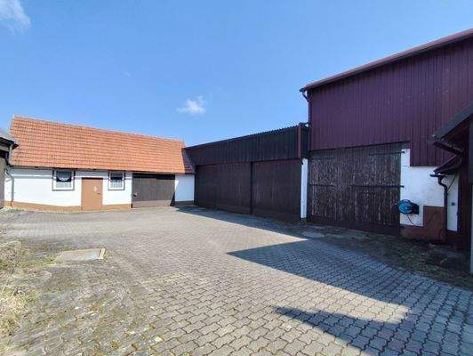 Werkstatt, Maschinenhalle und Stallgebäude