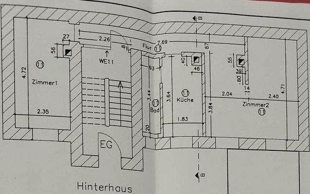 Grundriss Hinterhaus EG