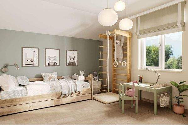 Kinderzimmer-Musterhaus