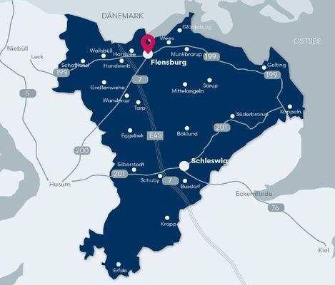Karte Flensburg neu neu