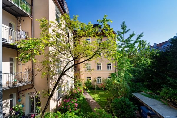 Blick von Balkon