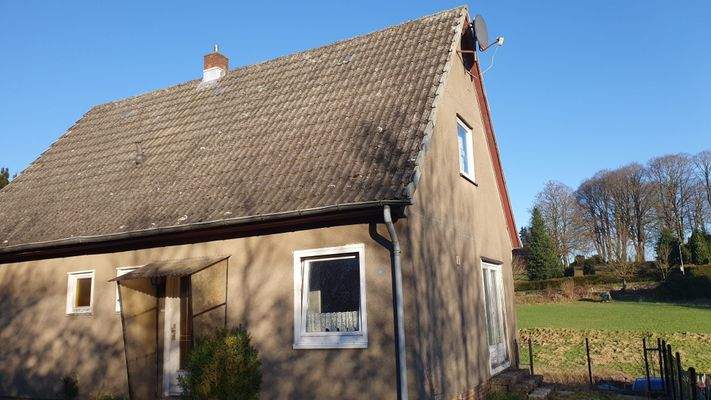 Südgiebel mit Terrasse