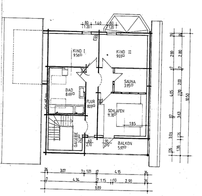 Grundriss Dachgeschoss