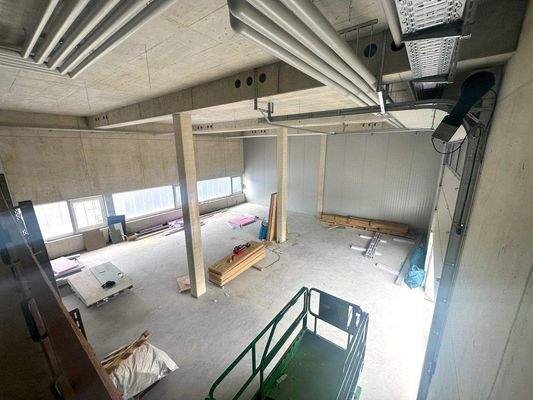 Blick vom OG. Galerie