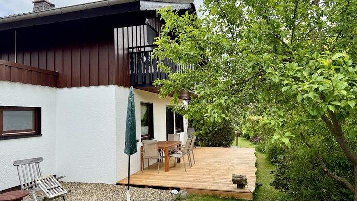 Terrasse große Ferienwohung