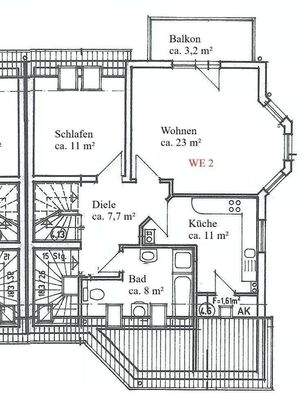 Grundriss Dachgeschoss