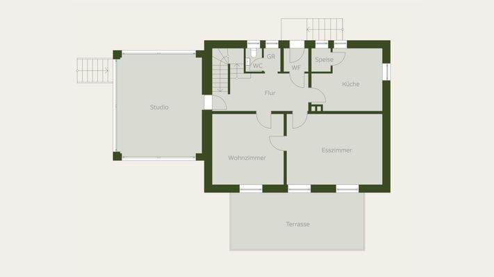 Tassilo 1 |&nbsp;Remise Erdgeschoss Planung