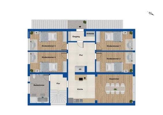 Grundriss Obergeschoss 