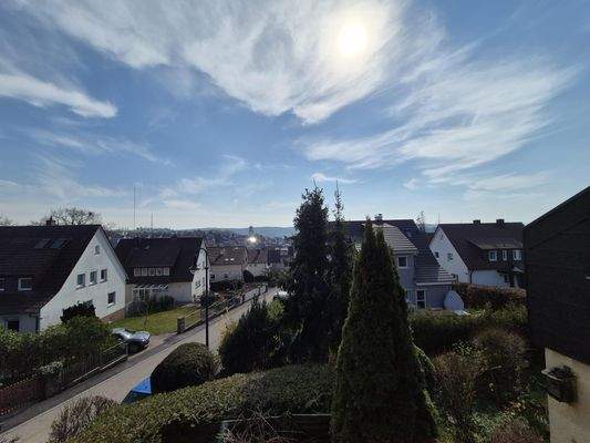 Blick vom Balkon