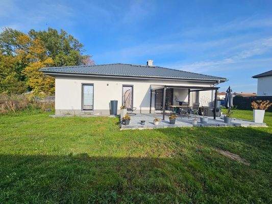 Blick auf die Terrasse