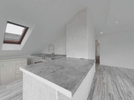 Obergeschoss Offene Küche / Wohnzimmer