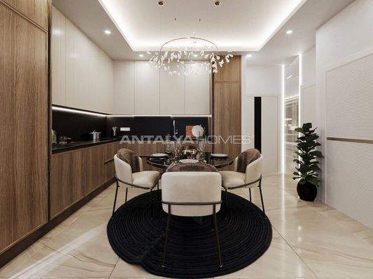 Stylish Apartments in a Complex near the Sea in Alanya Mahmutlar