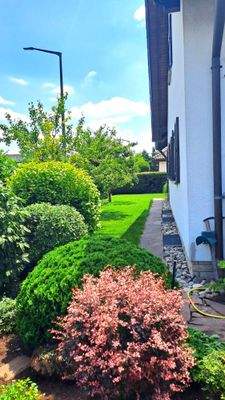 Blick in den gepflegten Garten