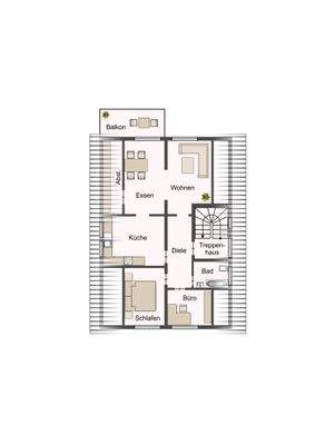 Grundriss Obergeschoss