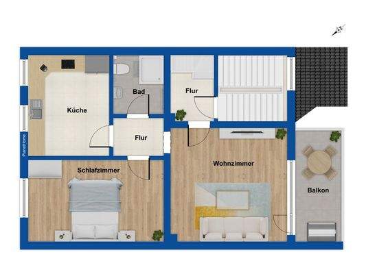 Grundriss 2. Obergeschoss