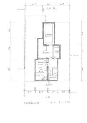 Grundriss Keller