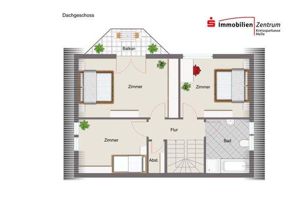 Grundriss Dachgeschoss